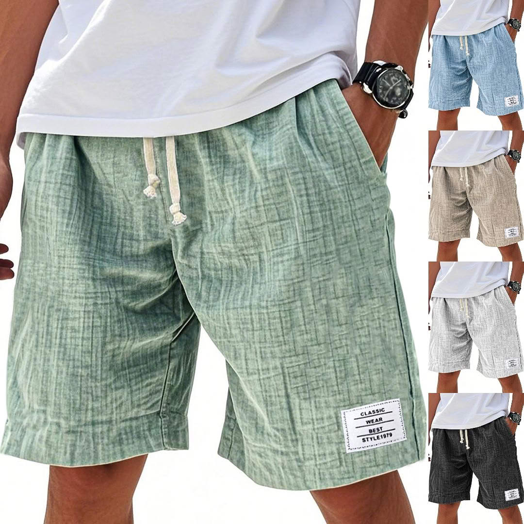 Fernando | Pantalones cortos ligeros y relajados de corte amplio para hombre