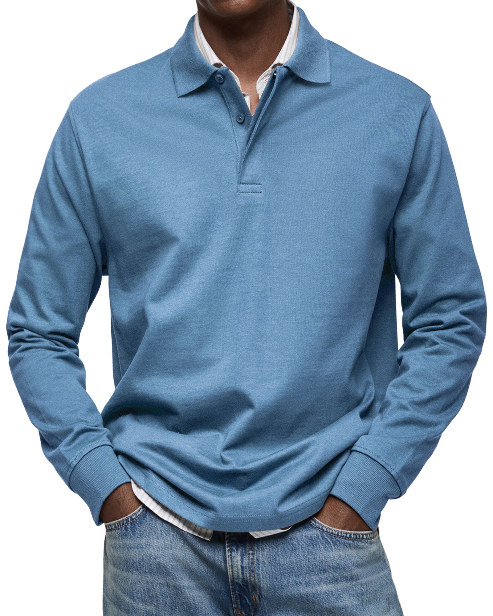 Francisco | Camisa Poloshirt Casual de Manga Larga