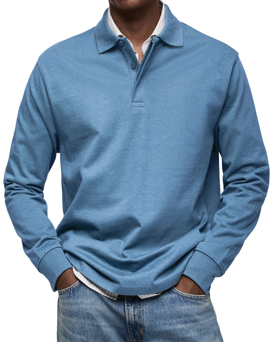 Francisco | Camisa Poloshirt Casual de Manga Larga