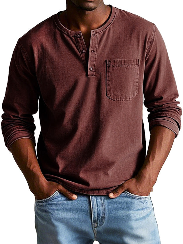 Daniel | Camisa Vintage de Manga Larga