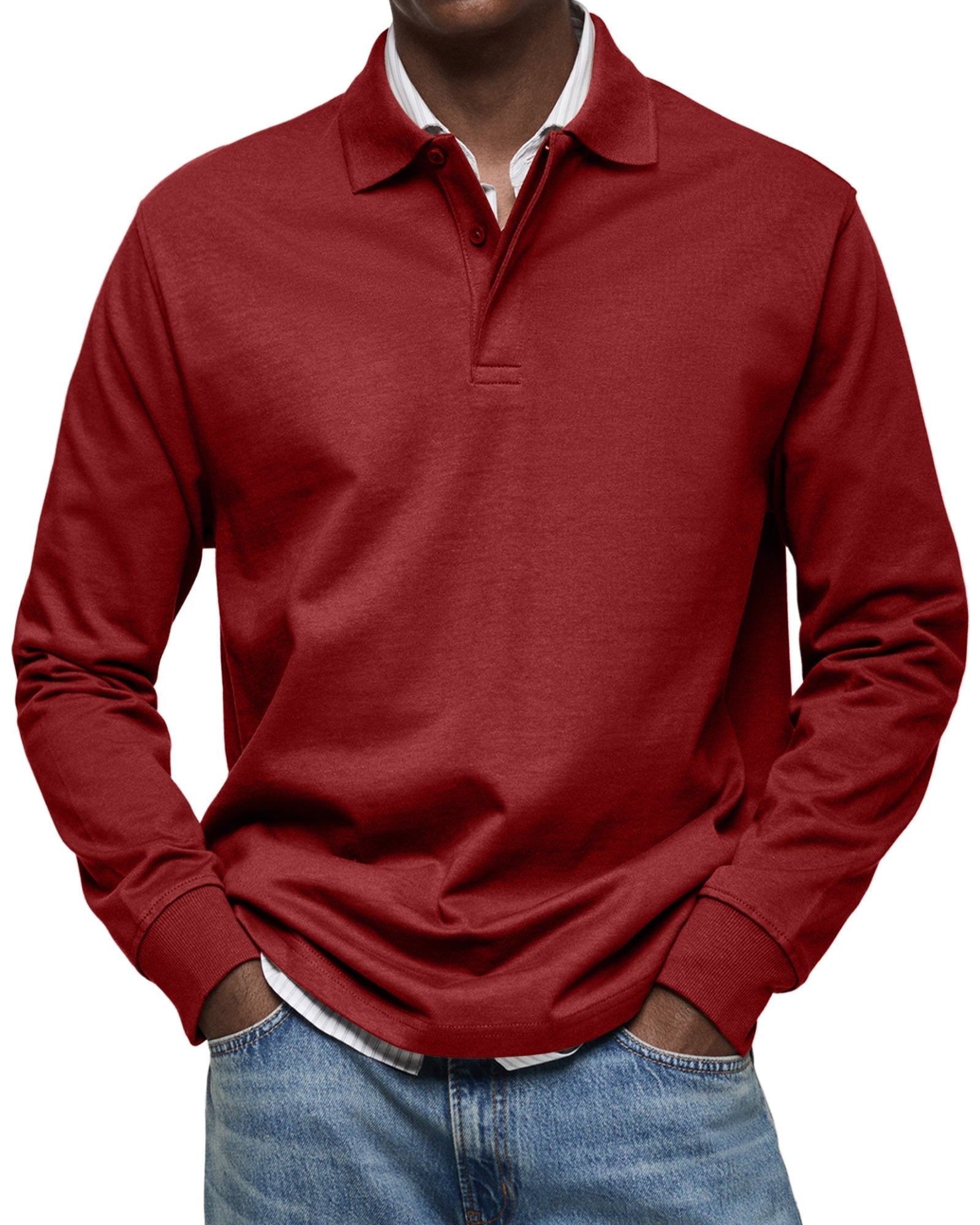 Francisco | Camisa Poloshirt Casual de Manga Larga