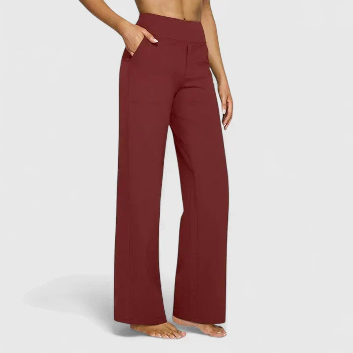 Hilda | Pantalón Elástico Elegante de Corte Entallado para Mujer
