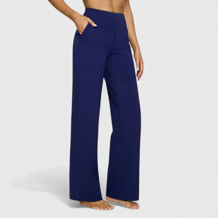 Hilda | Pantalón Elástico Elegante de Corte Entallado para Mujer