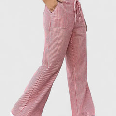 Janeth | Pantalón Ancho con Cintura Ajustable de Cordón