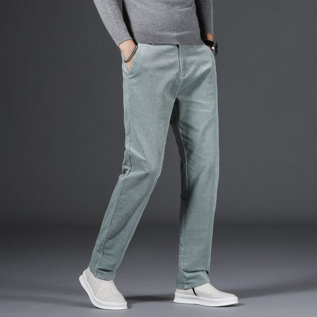 Diego | Pantalones de pana de talle medio-alto