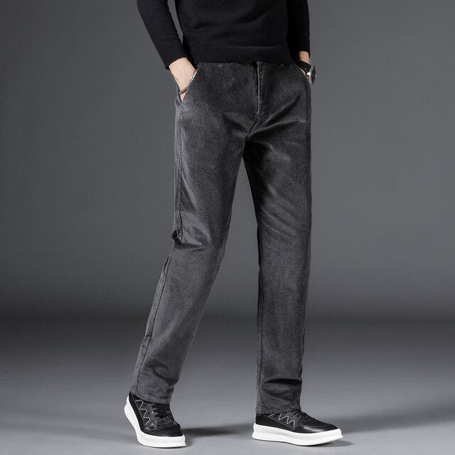 Diego | Pantalones de pana de talle medio-alto