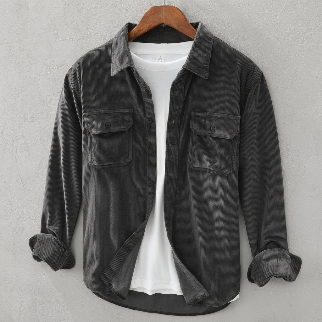 Donaciano | Sobrecamisa de Pana Refinada para Hombre