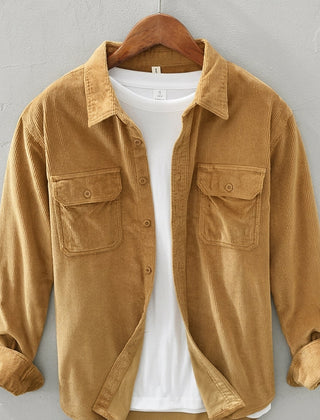Donaciano | Sobrecamisa de Pana Refinada para Hombre