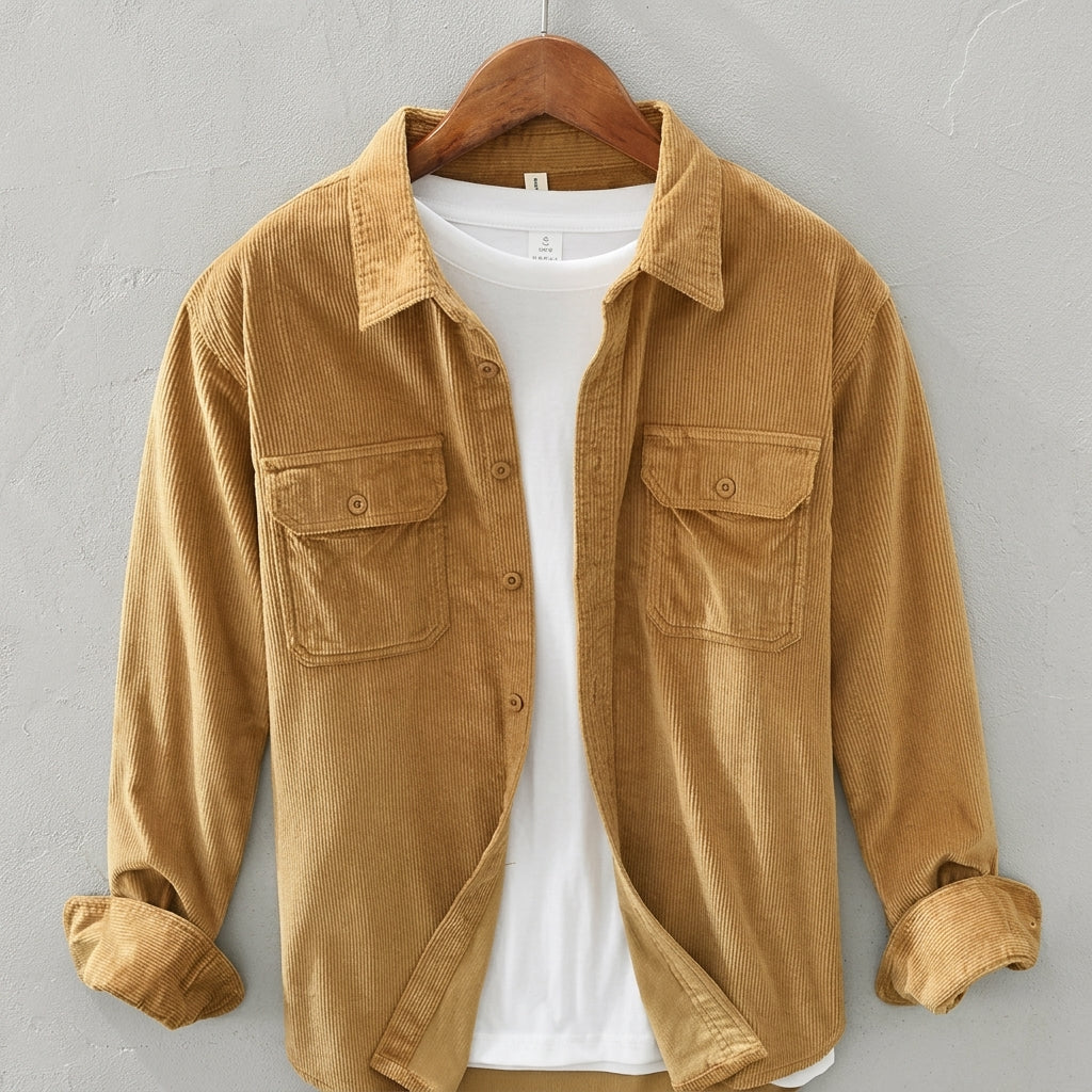 Donaciano | Sobrecamisa de Pana Refinada para Hombre