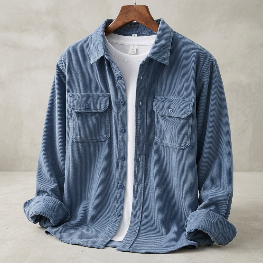 Donaciano | Sobrecamisa de Pana Refinada para Hombre