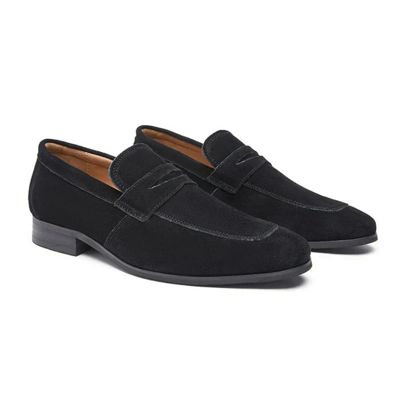 Adrián | Mocasines de ante con hebillas