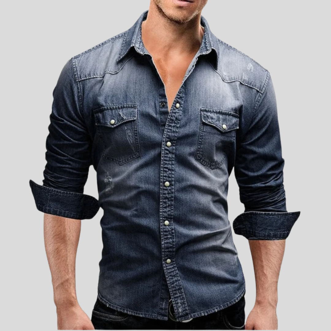 Carlos | Camisa de denim de estilo moderno