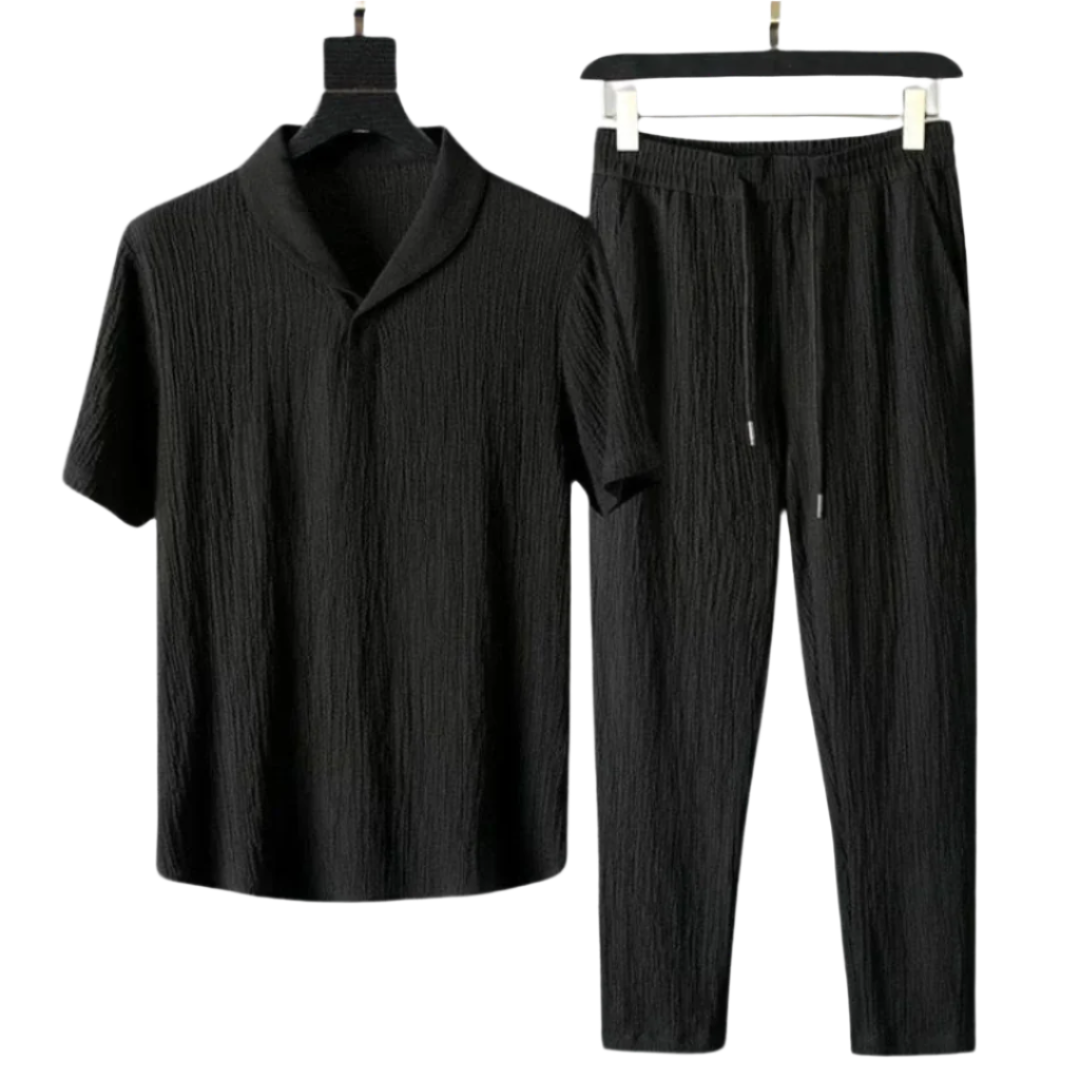 Ángel | Polo y pantalón de algodón