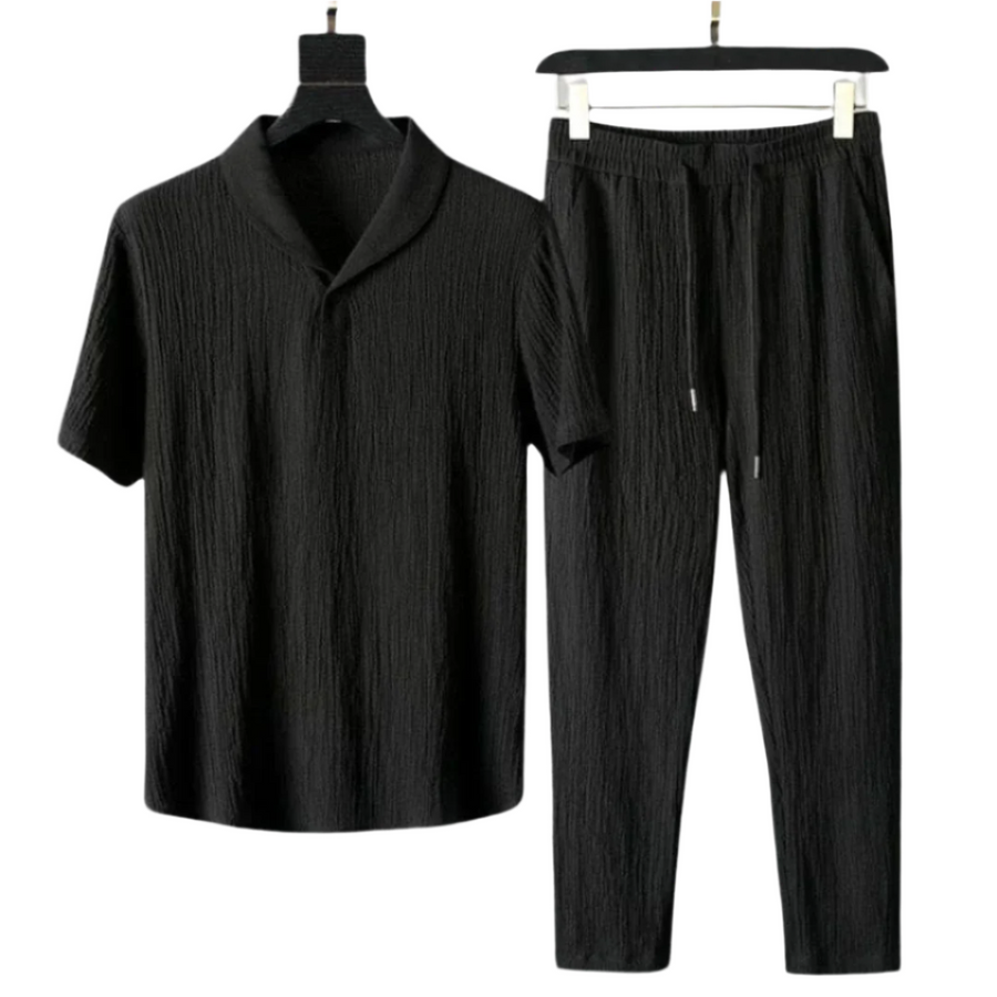 Ángel | Polo y pantalón de algodón