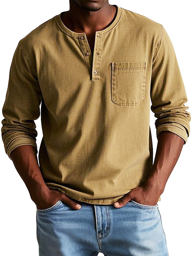Daniel | Camisa Vintage de Manga Larga