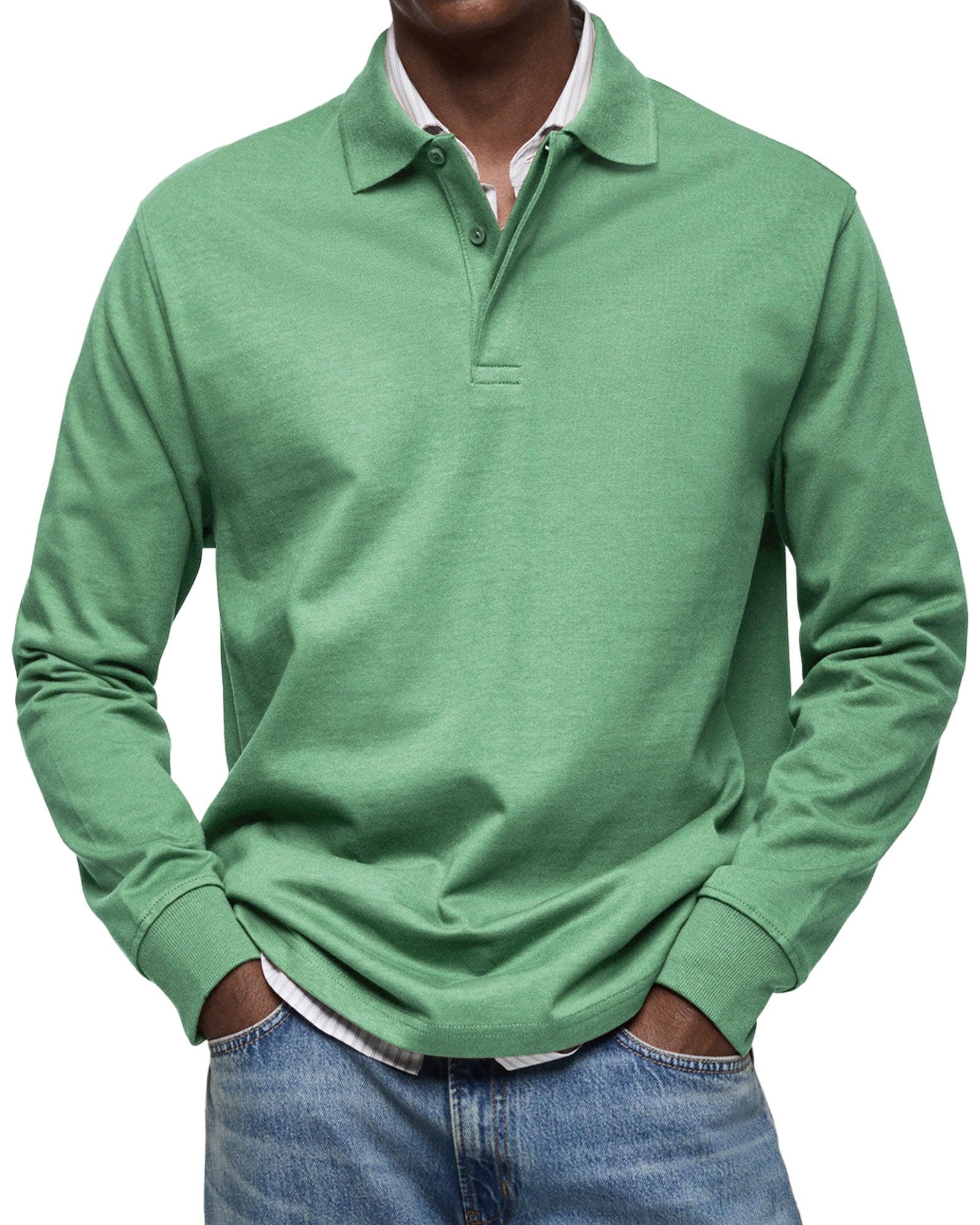 Francisco | Camisa Poloshirt Casual de Manga Larga