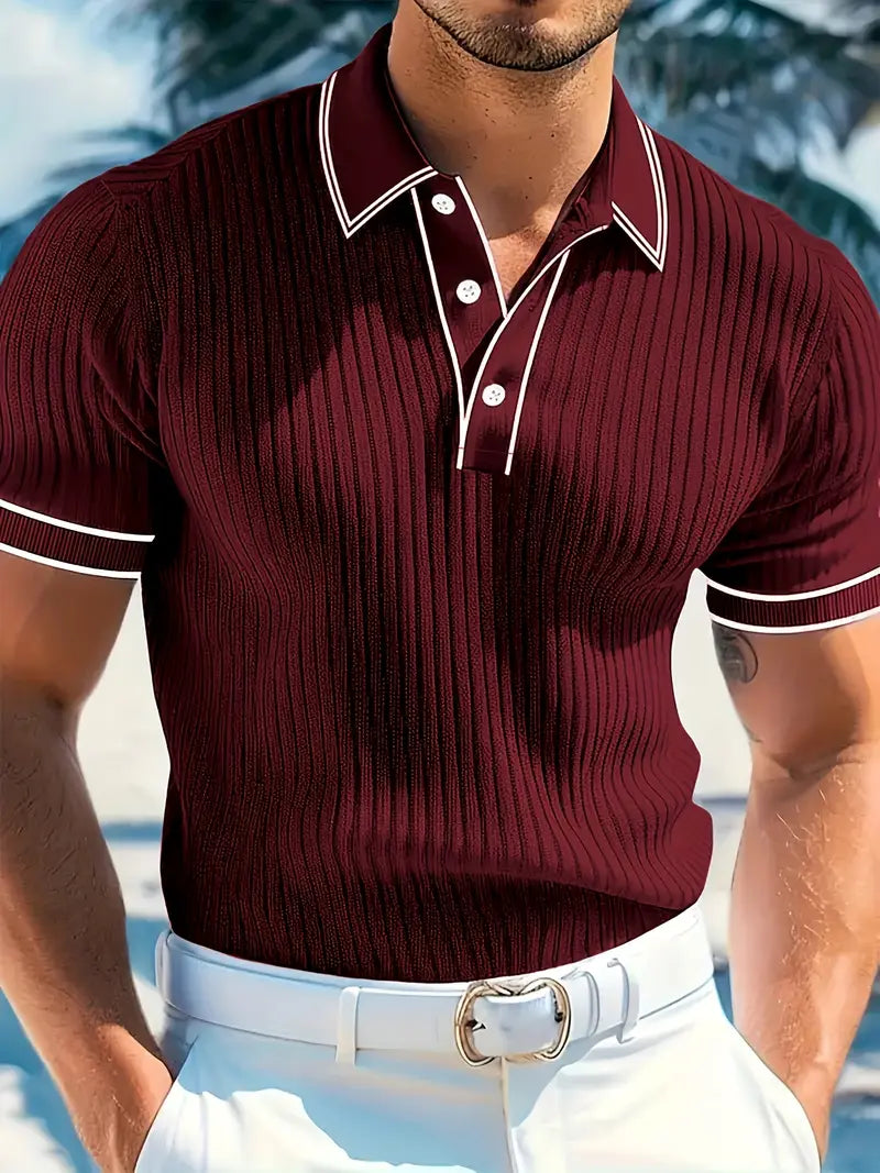 Andrés | Polo elegante de manga corta