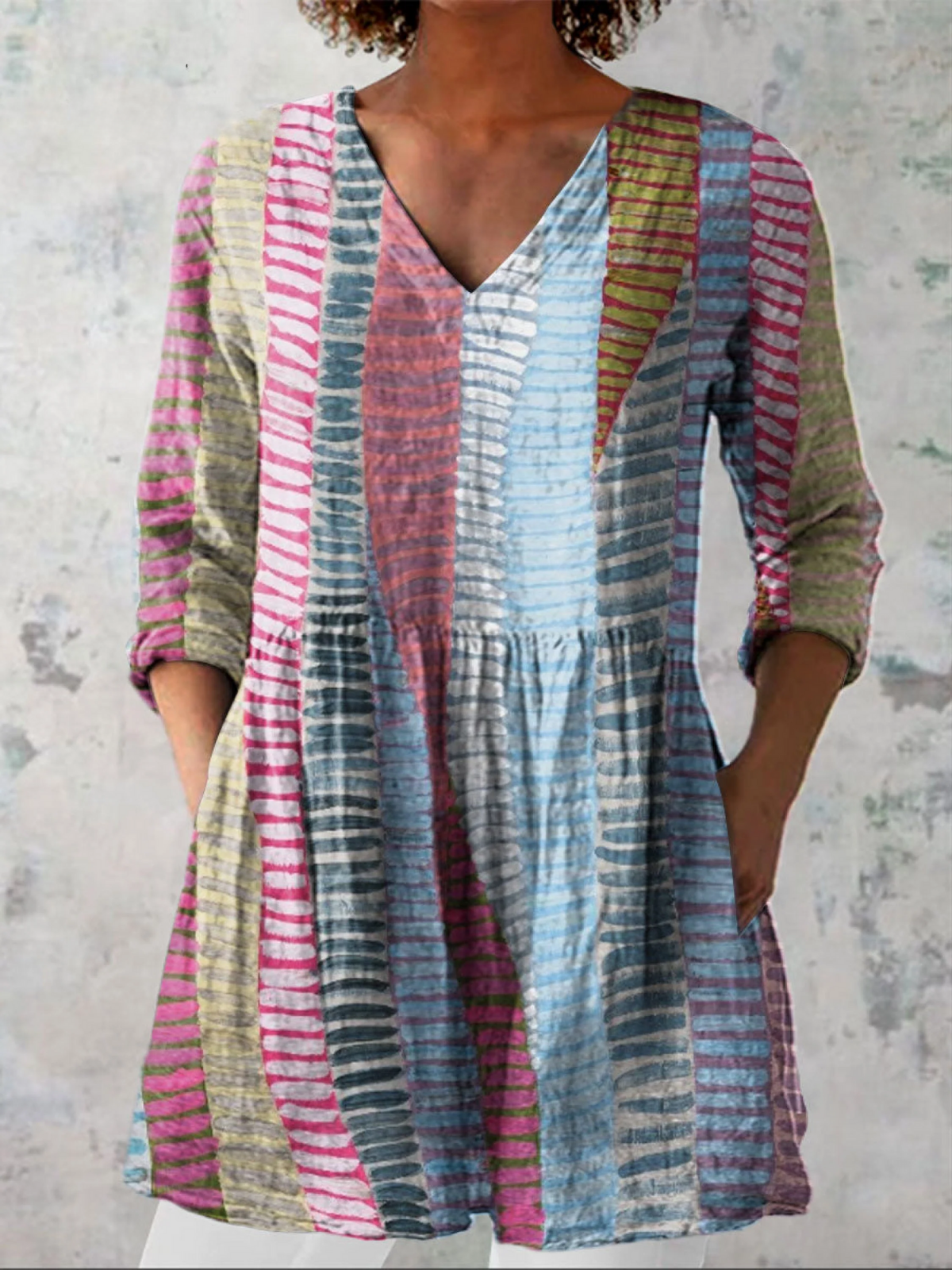 Elisa | Blusa Larga con Escote en V