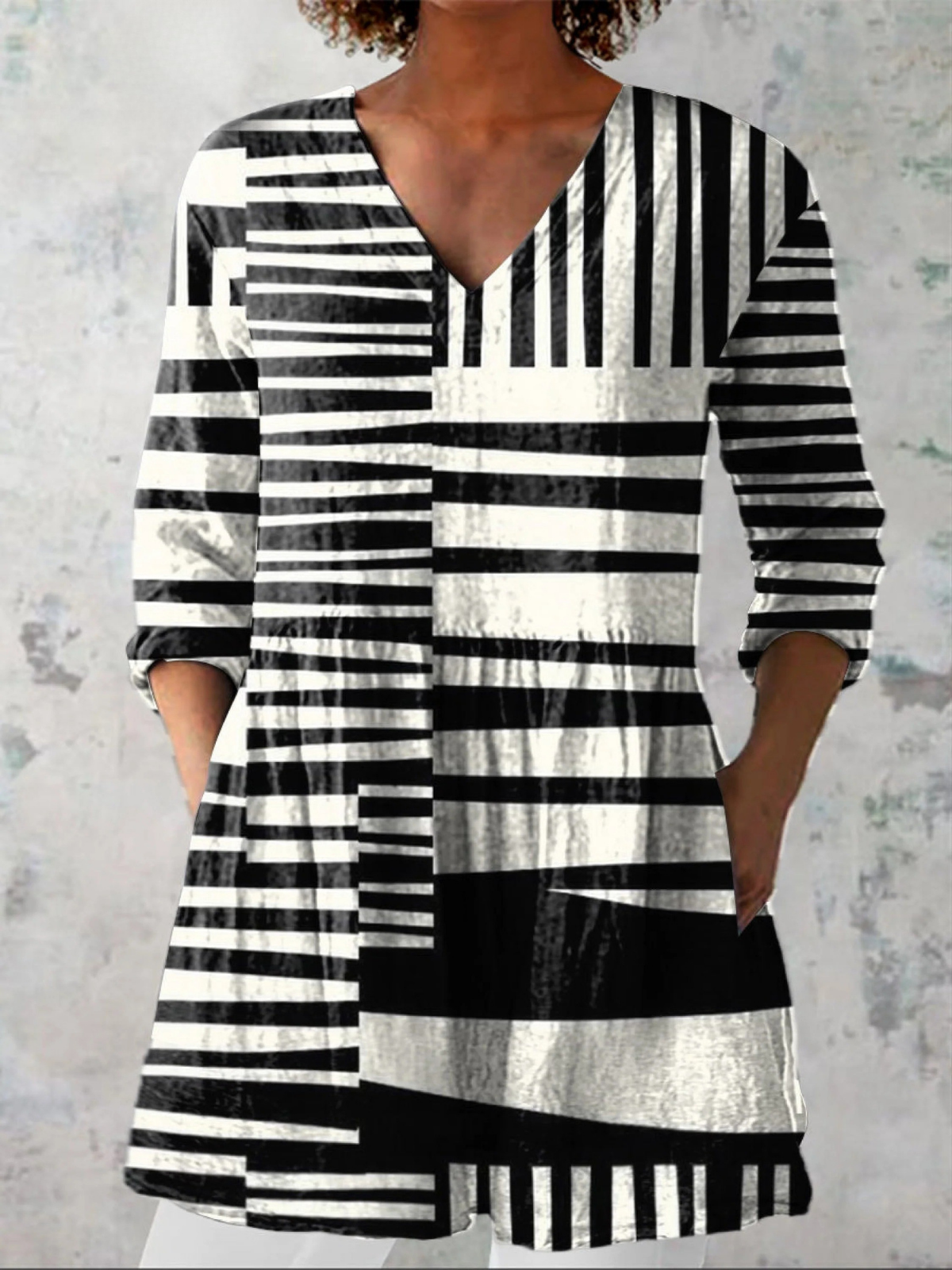 Gloria | Blusa Larga con Escote en V