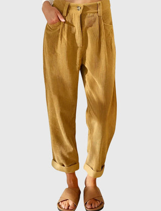 Chabela | Pantalón de Pana de Corte Moderno