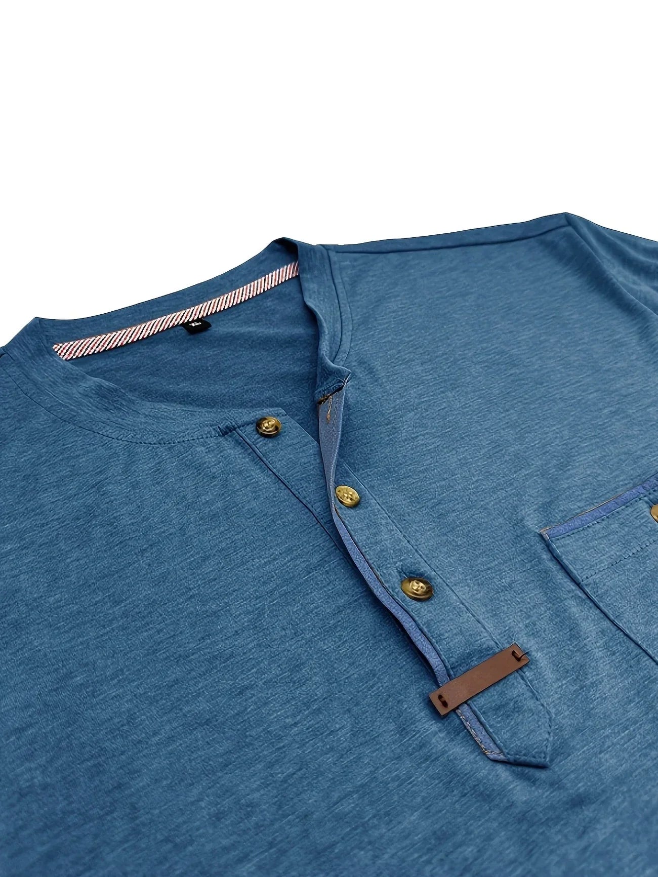 Pedro | Camiseta de cuello redondo elegante con bolsillo