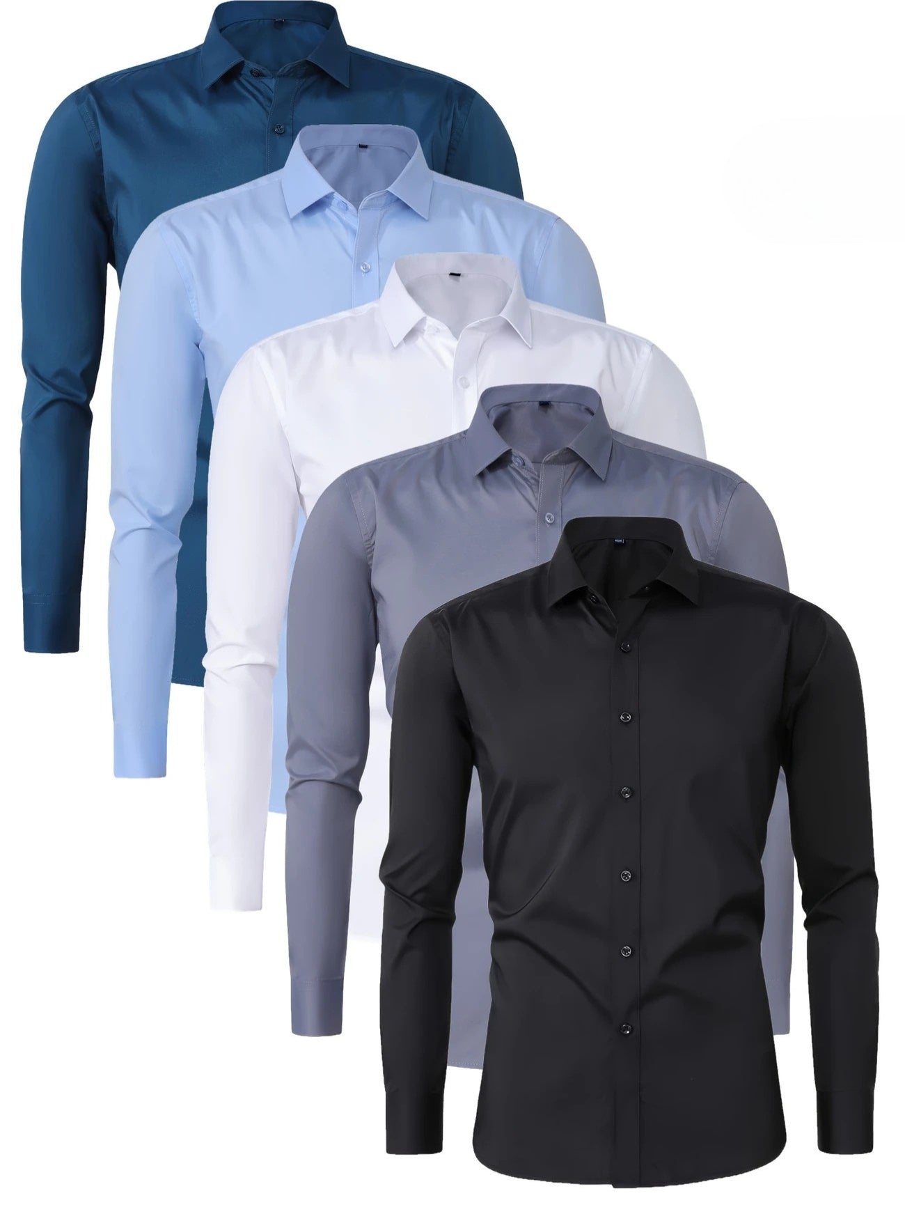 Ricardo | Camisa elegante de manga larga con botones
