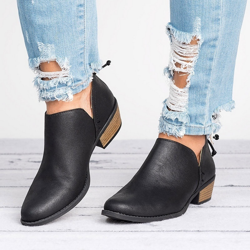 Rubí | Botines de Tacón Bajo para el Día a Día