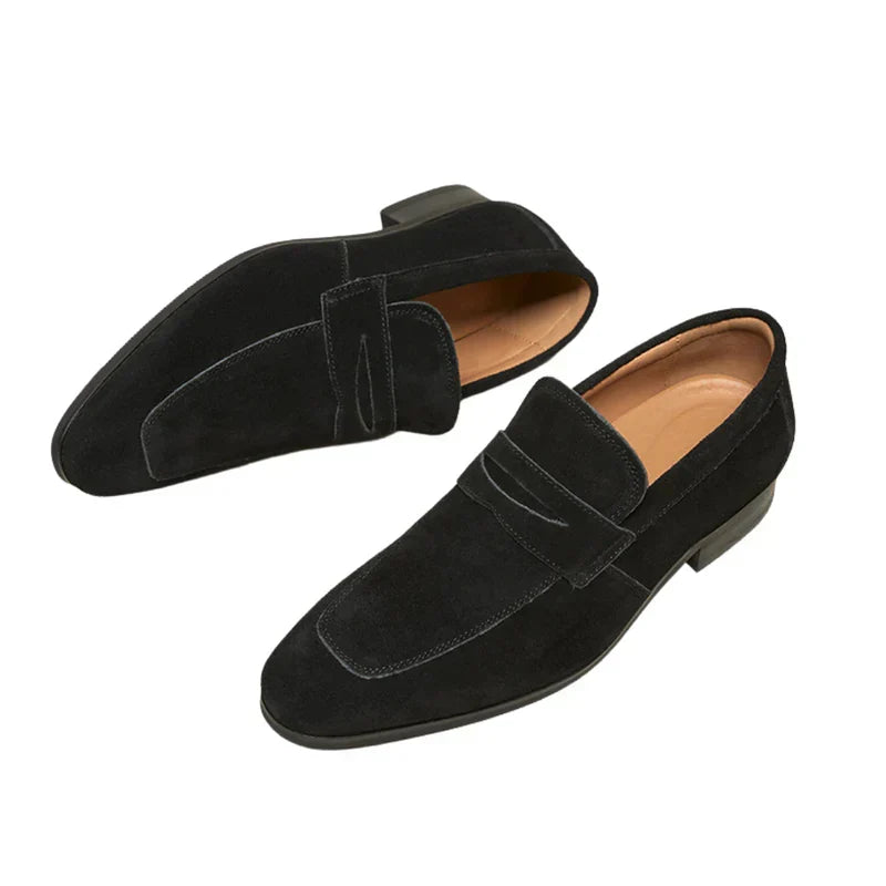 Adrián | Mocasines de ante con hebillas