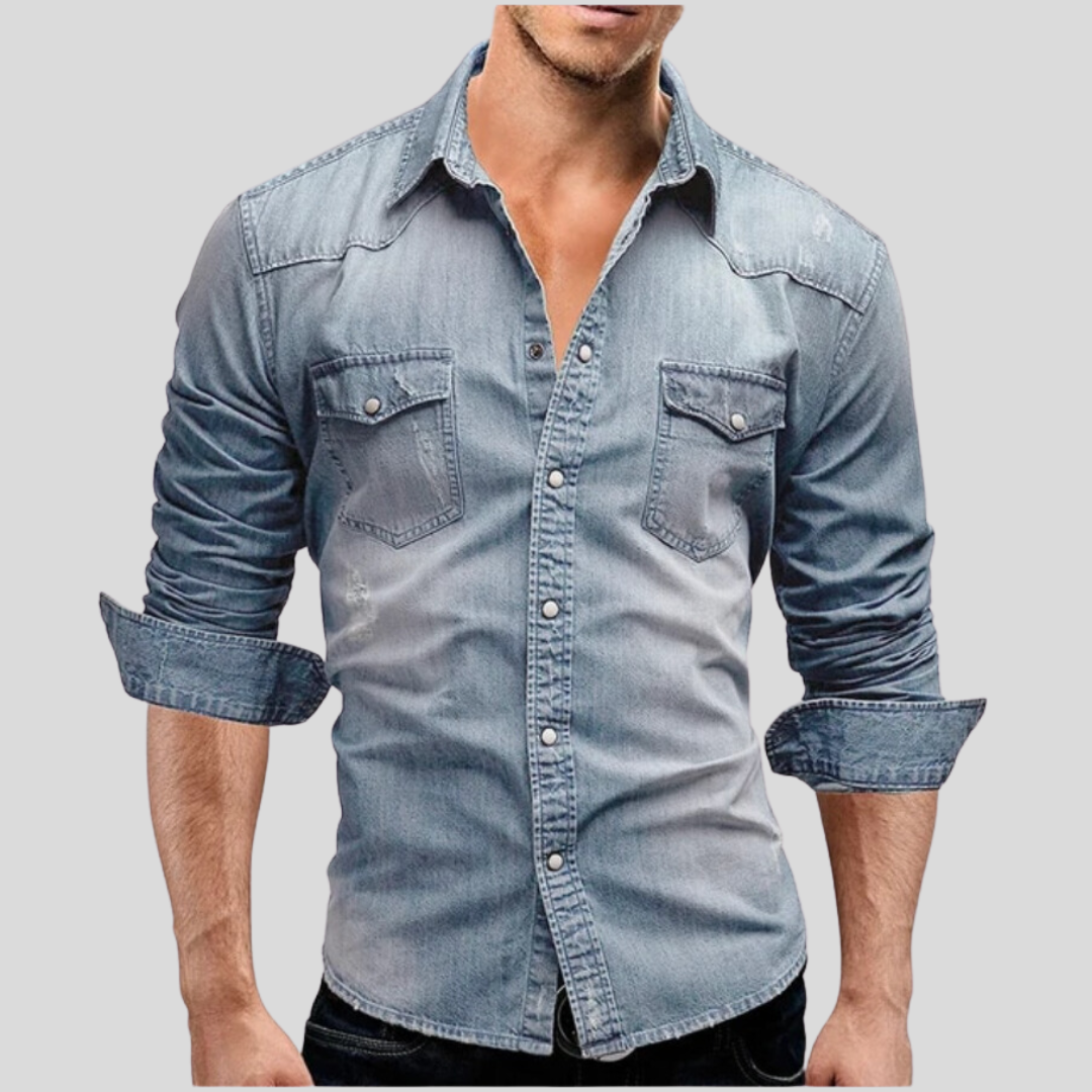 Carlos | Camisa de denim de estilo moderno