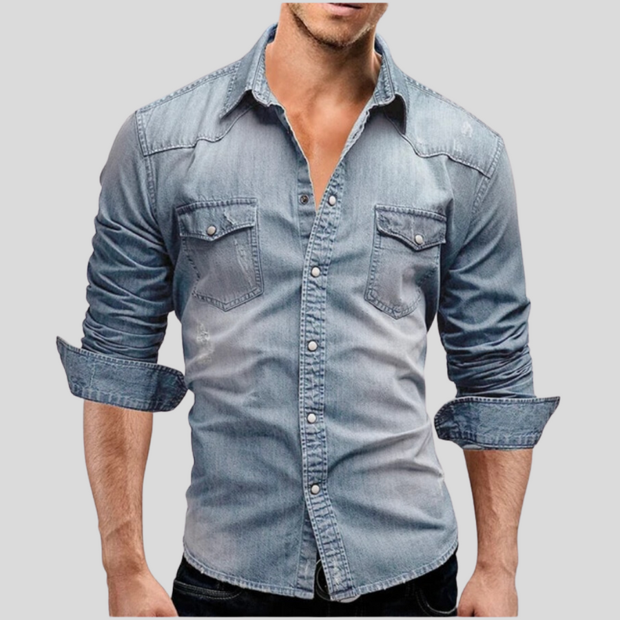 Carlos | Camisa de denim de estilo moderno