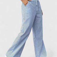 Janeth | Pantalón Ancho con Cintura Ajustable de Cordón