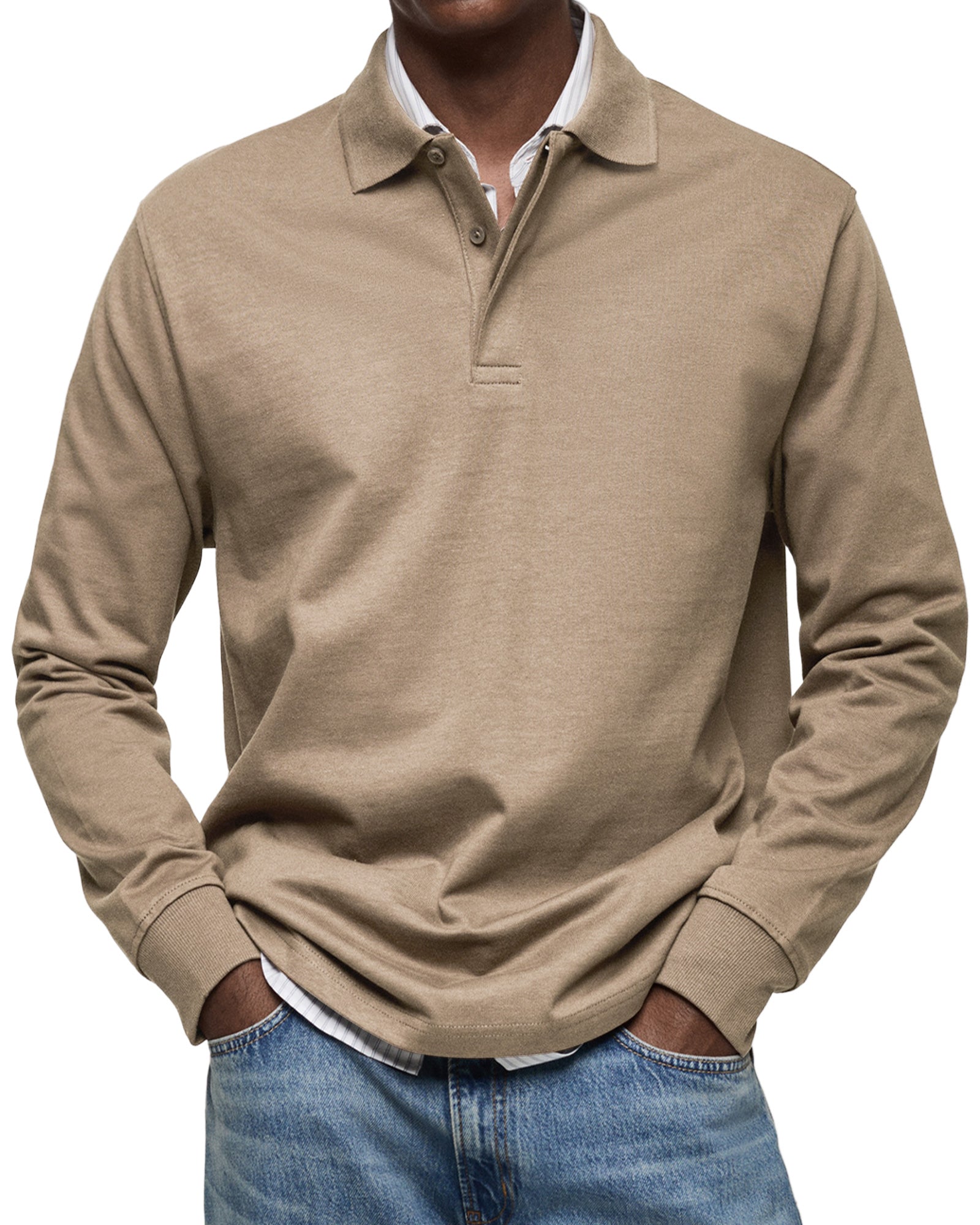 Francisco | Camisa Poloshirt Casual de Manga Larga