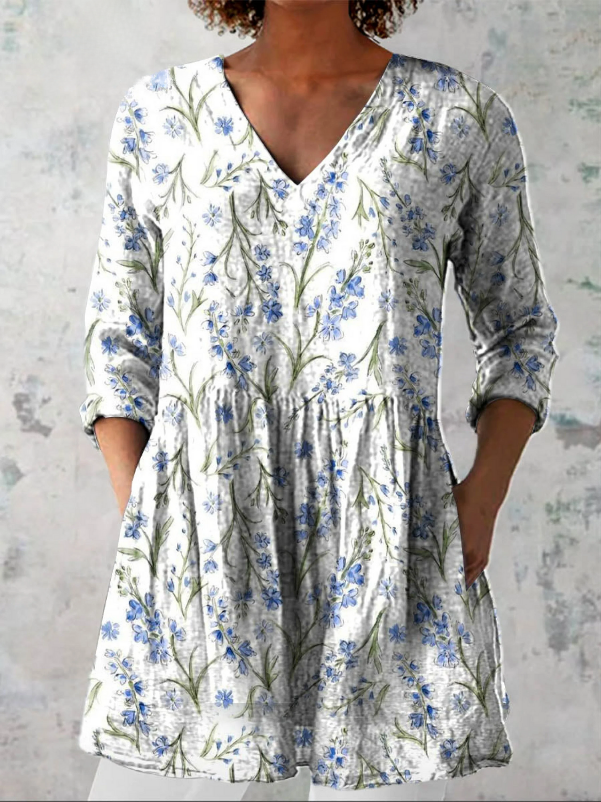 Alma | Blusa Larga con Escote en V