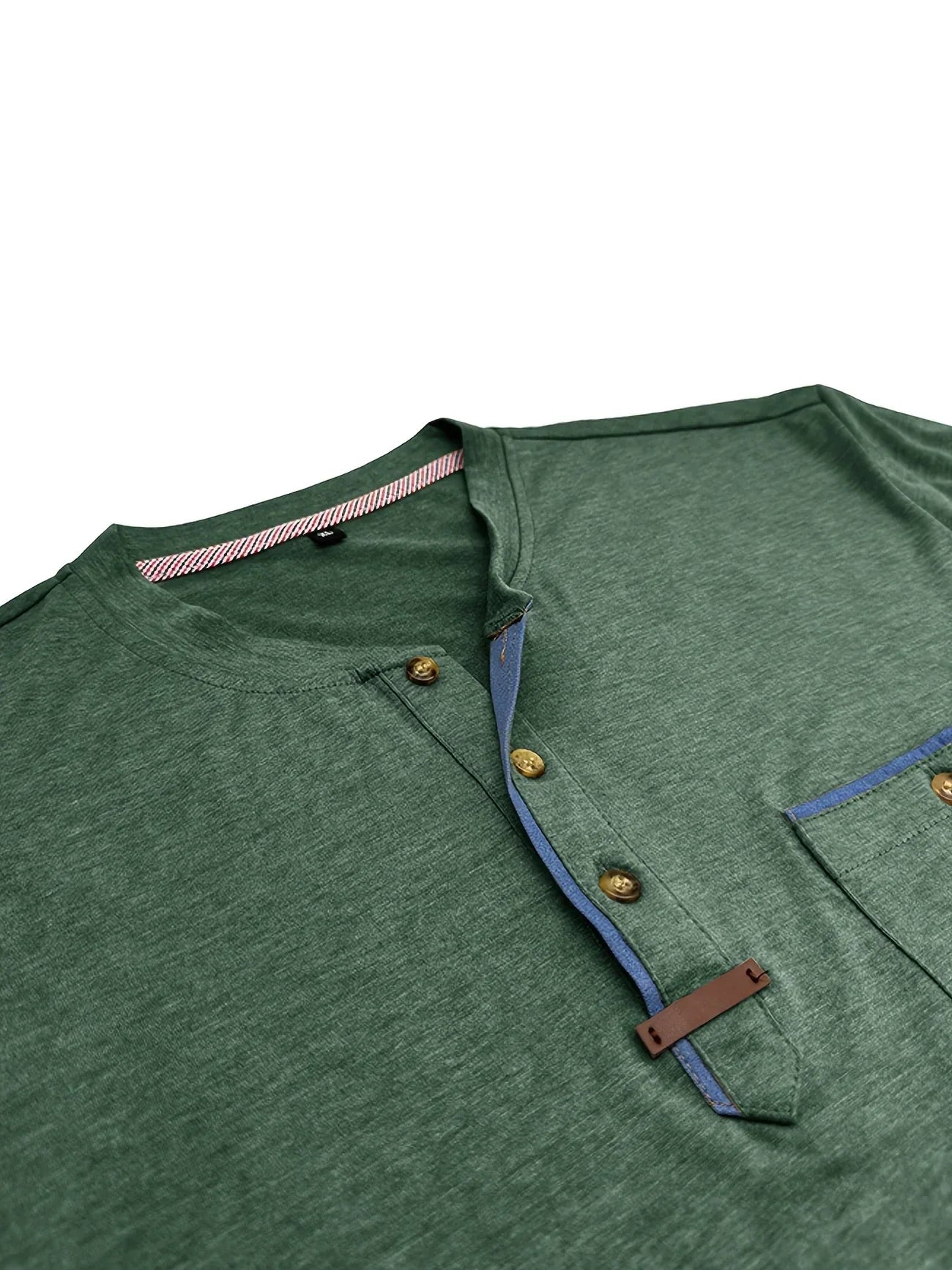Pedro | Camiseta de cuello redondo elegante con bolsillo