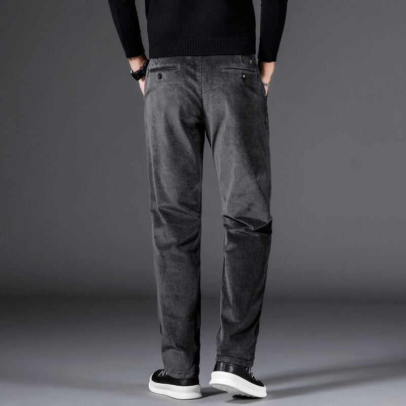 Diego | Pantalones de pana de talle medio-alto
