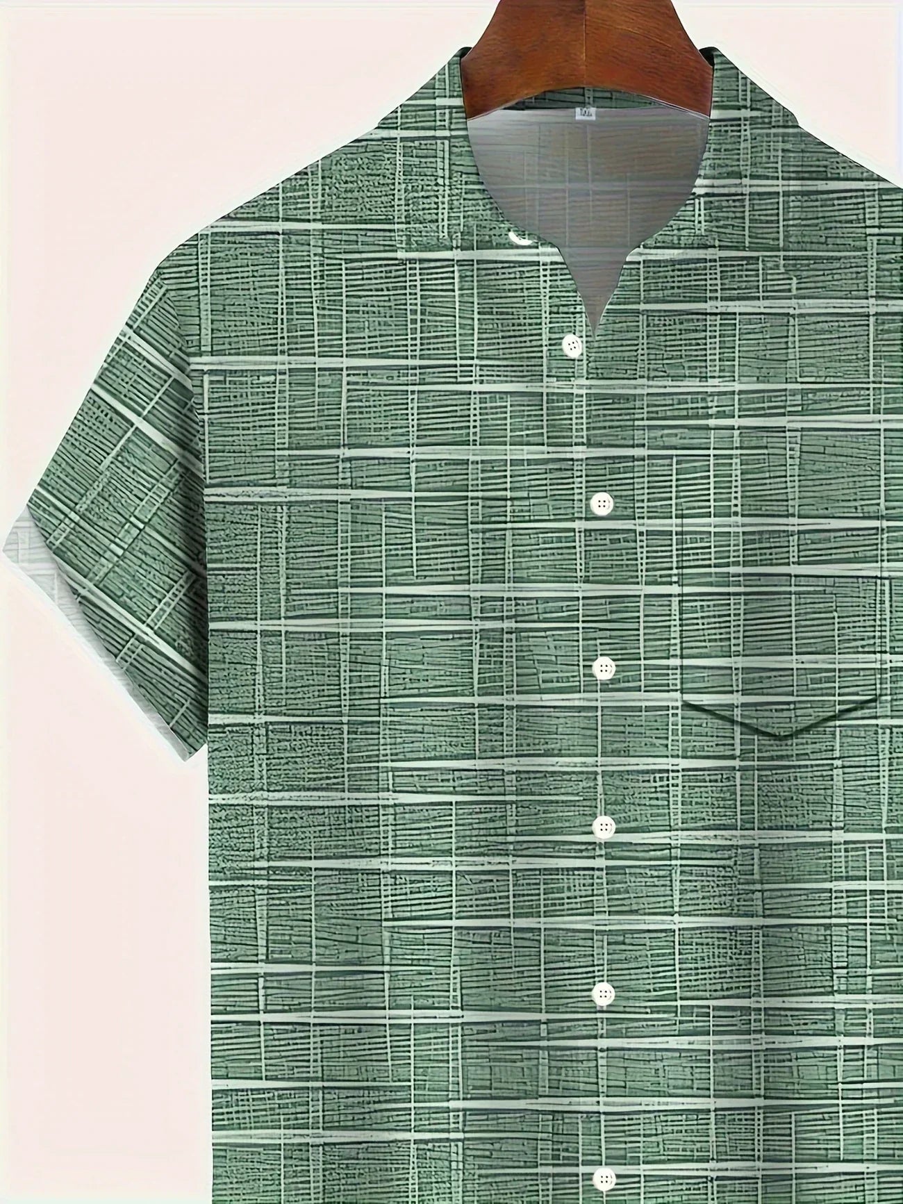 Ángel | Camisa elegante de rayas y cuadros