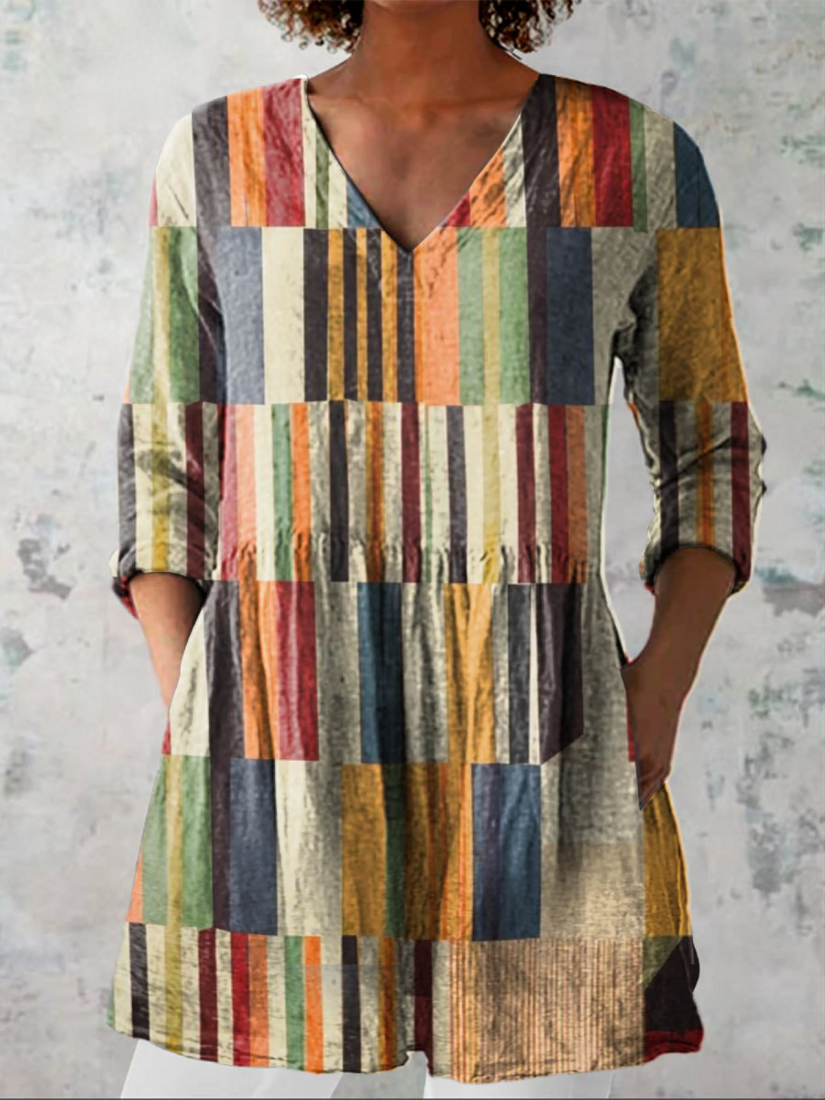 Emma | Blusa Larga con Escote en V