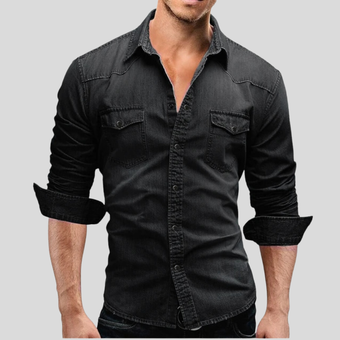 Carlos | Camisa de denim de estilo moderno