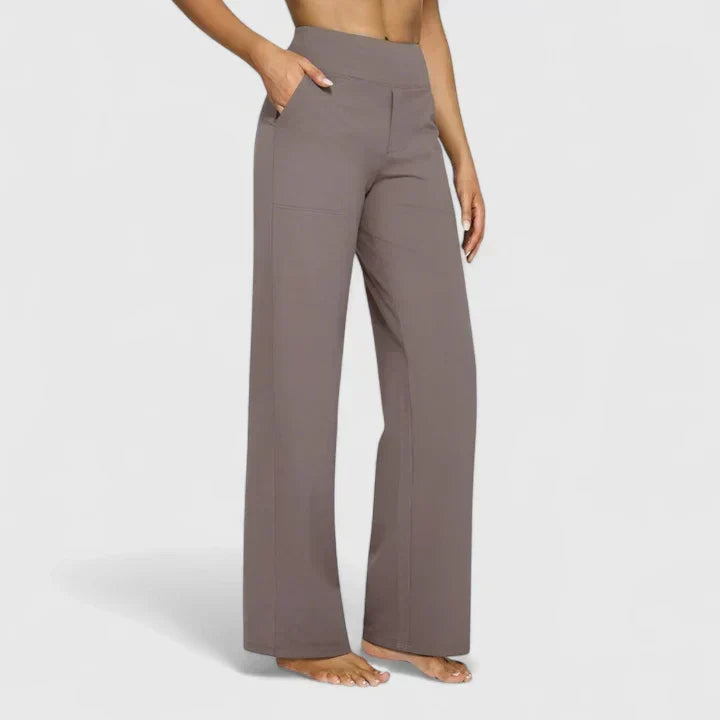 Hilda | Pantalón Elástico Elegante de Corte Entallado para Mujer