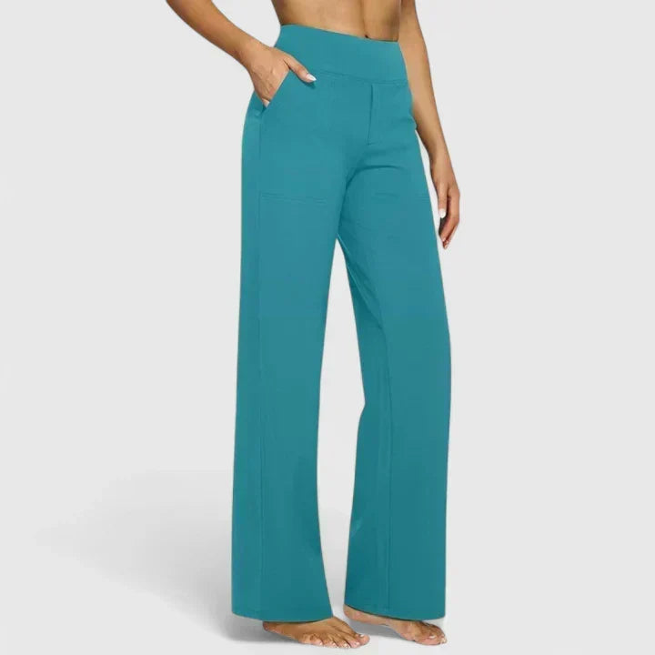 Hilda | Pantalón Elástico Elegante de Corte Entallado para Mujer