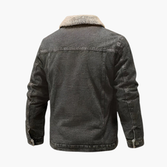 Faustino | Chamarra de Mezclilla Forrada de Polar para Hombre