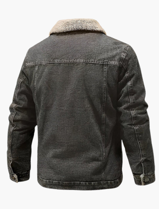 Faustino | Chamarra de Mezclilla Forrada de Polar para Hombre