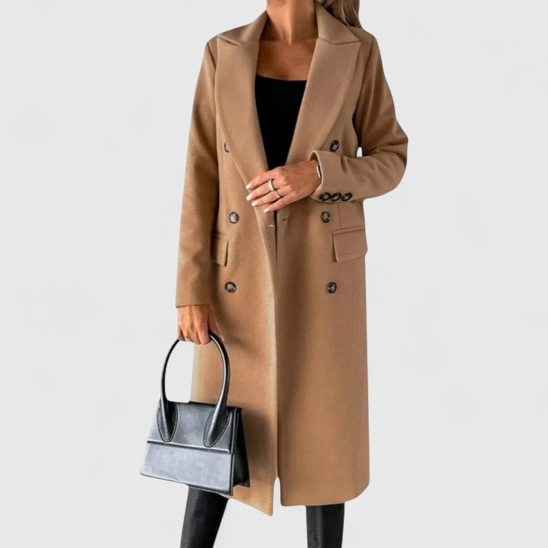 Ofelia | Abrigo Largo Elegante para Mujer
