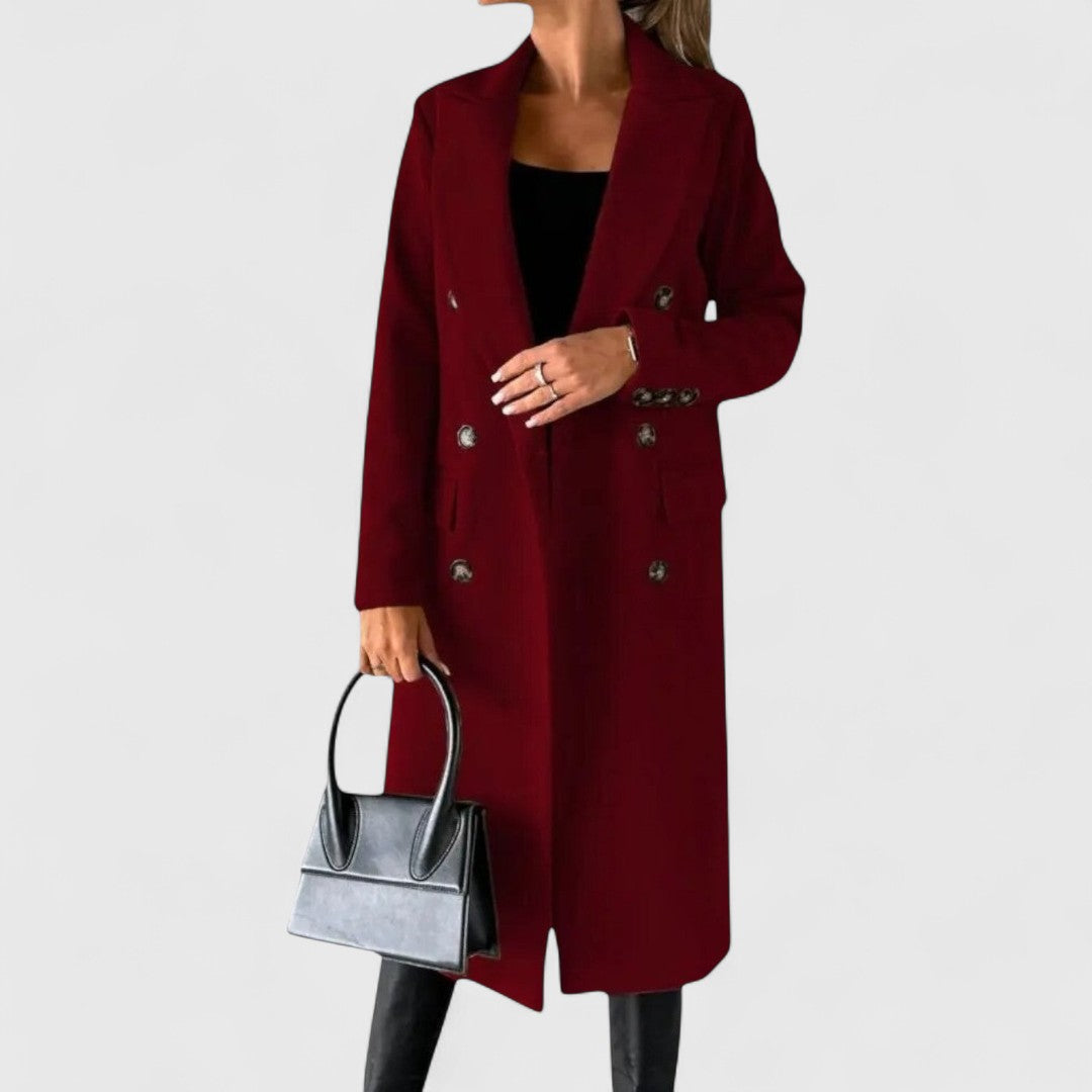 Ofelia | Abrigo Largo Elegante para Mujer