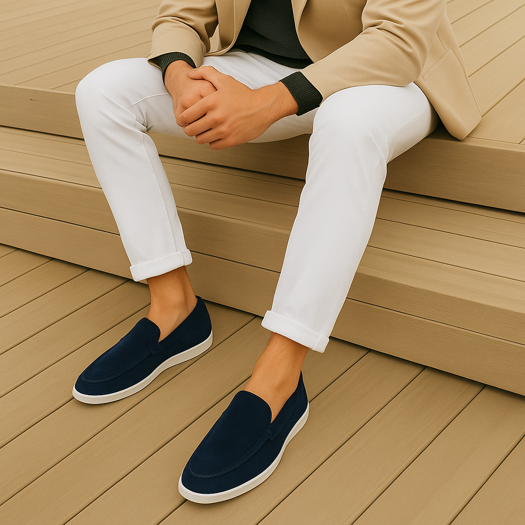 Rafael | Mocasines elegantes de ante