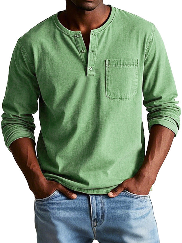 Daniel | Camisa Vintage de Manga Larga