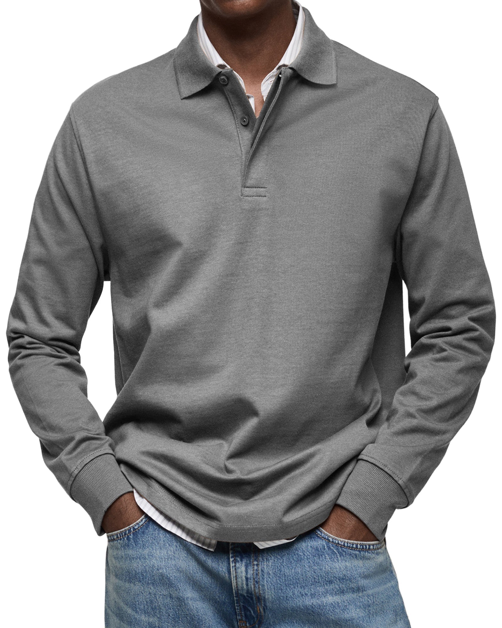 Francisco | Camisa Poloshirt Casual de Manga Larga