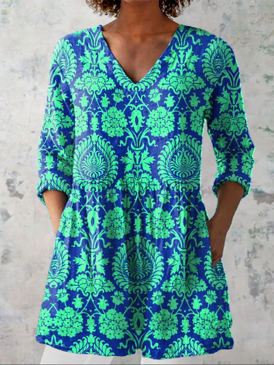 Aitana | Blusa Larga con Escote en V