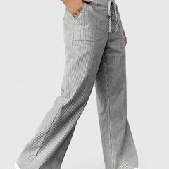 Janeth | Pantalón Ancho con Cintura Ajustable de Cordón
