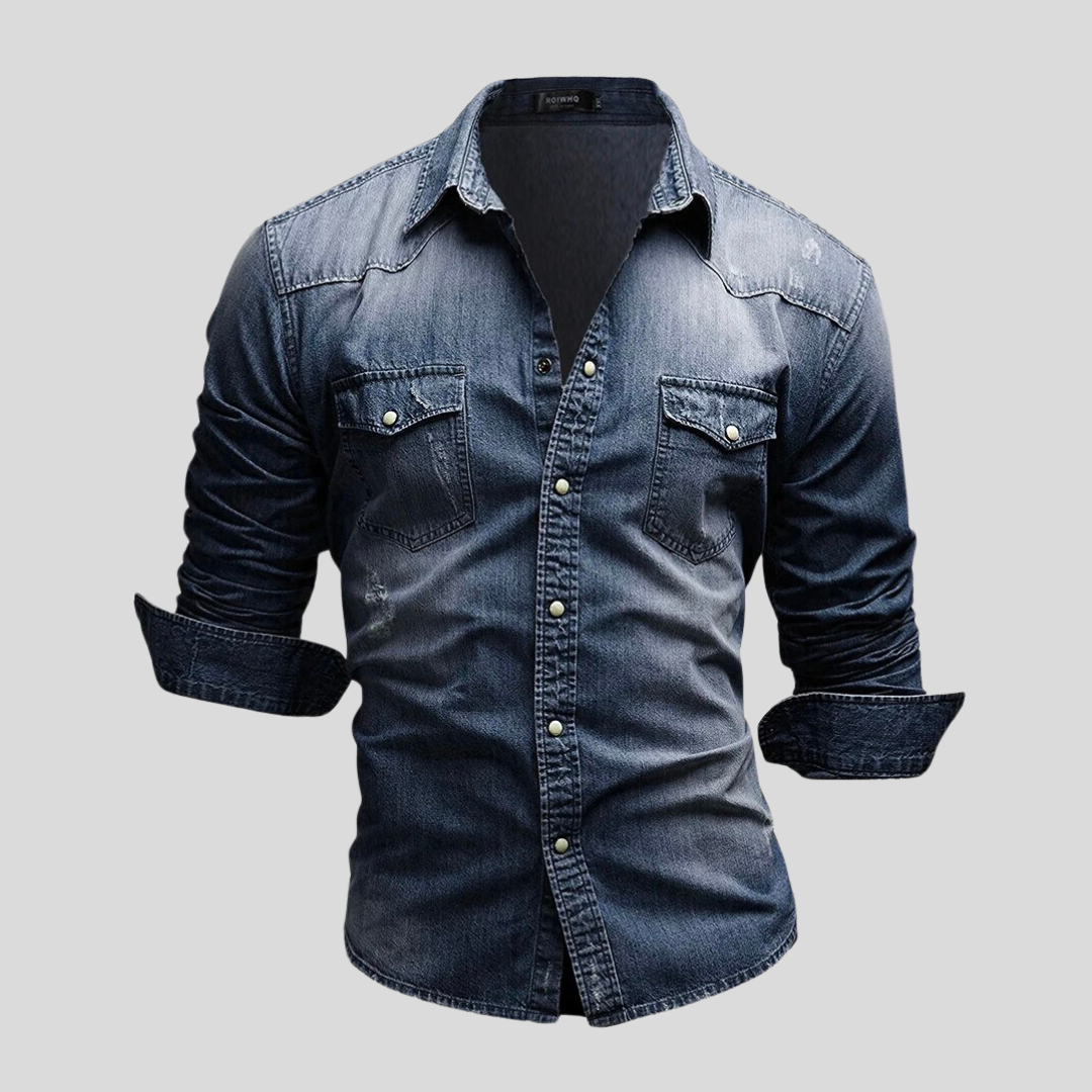 Carlos | Camisa de denim de estilo moderno